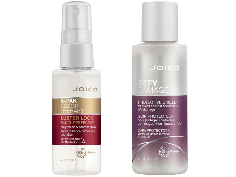 joico mini color therapy and defy damage stock photos