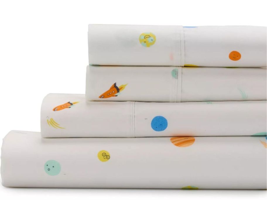 The Big One Kids 275 Thread Count Sheet Set stock image