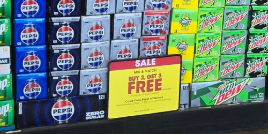 *HOT* Buy 2, Get 3 FREE Kroger Soda Sale Ends Tonight!