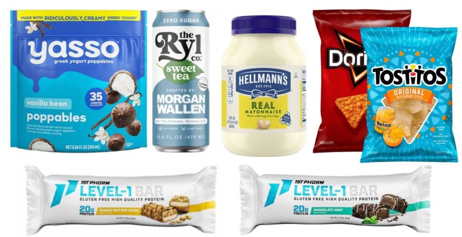 kroger coupon deals on white background for 7-5