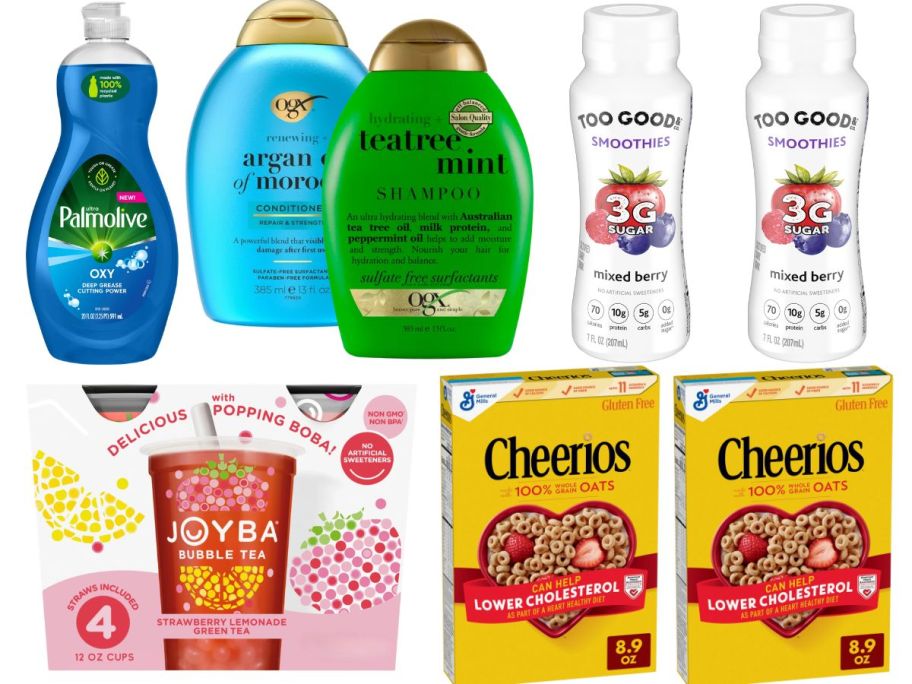 kroger mega sale items on white background for 7-5