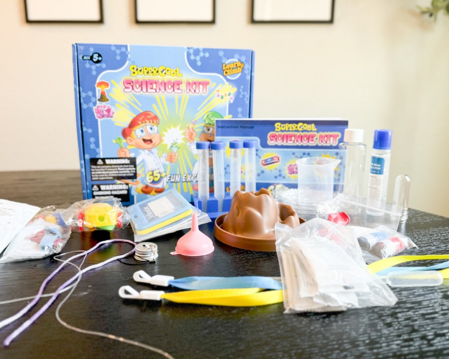 Kids Science Kit Just $19.99 on Amazon | Includes 65 Experiments – Make a Volcano, Lava Lamp & More