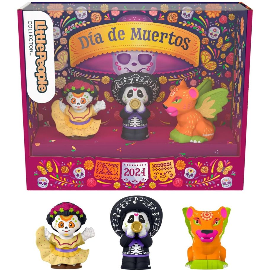 A little people 3-piece dia de muertos set