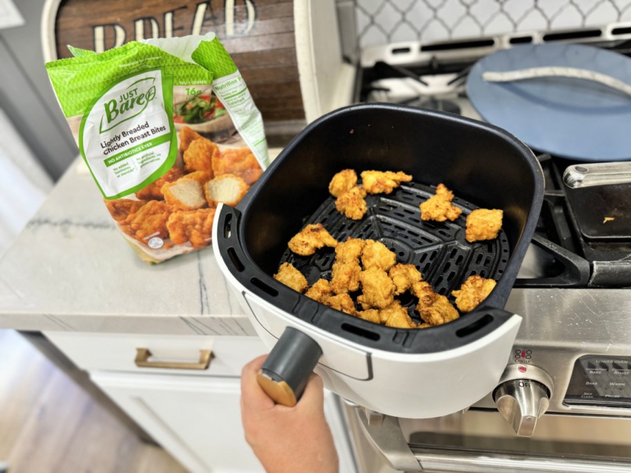 making bare chicken nuggets in the air fryer