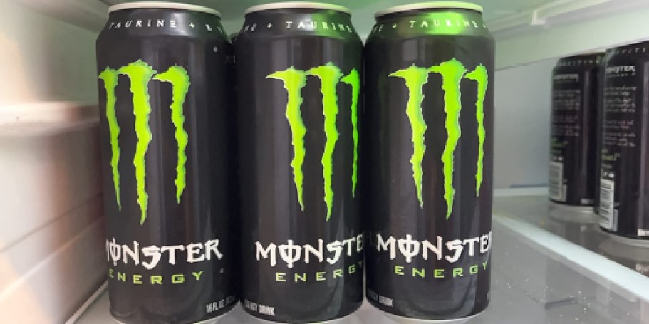 Monster Energy Drink 15-Pack Only $17 Shipped on Amazon + More