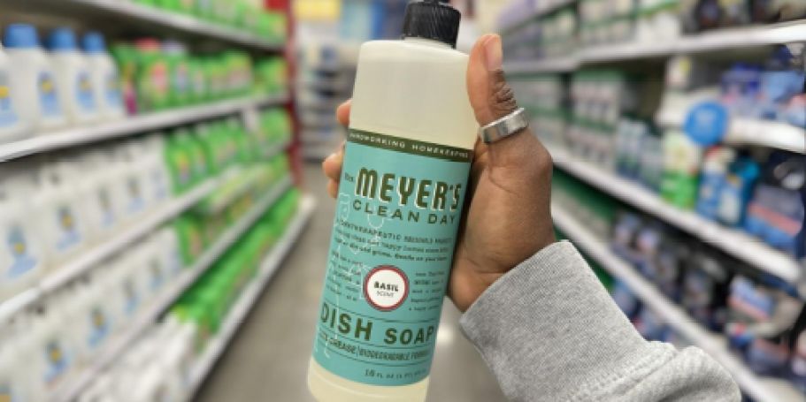 Mrs. Meyer’s Basil Dish Soap 16oz Only $3.58 Shipped on Amazon