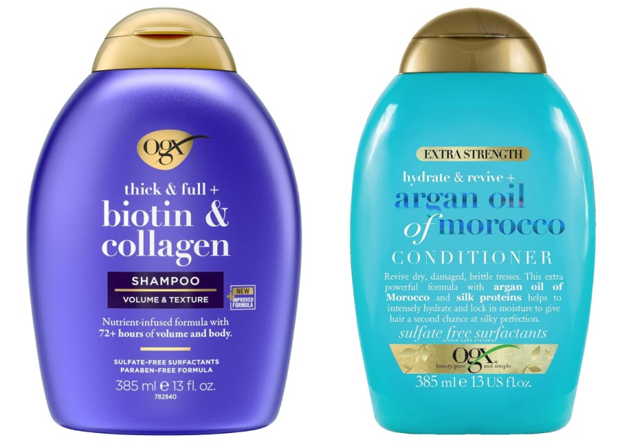ogx shampoo and morocco conditioner