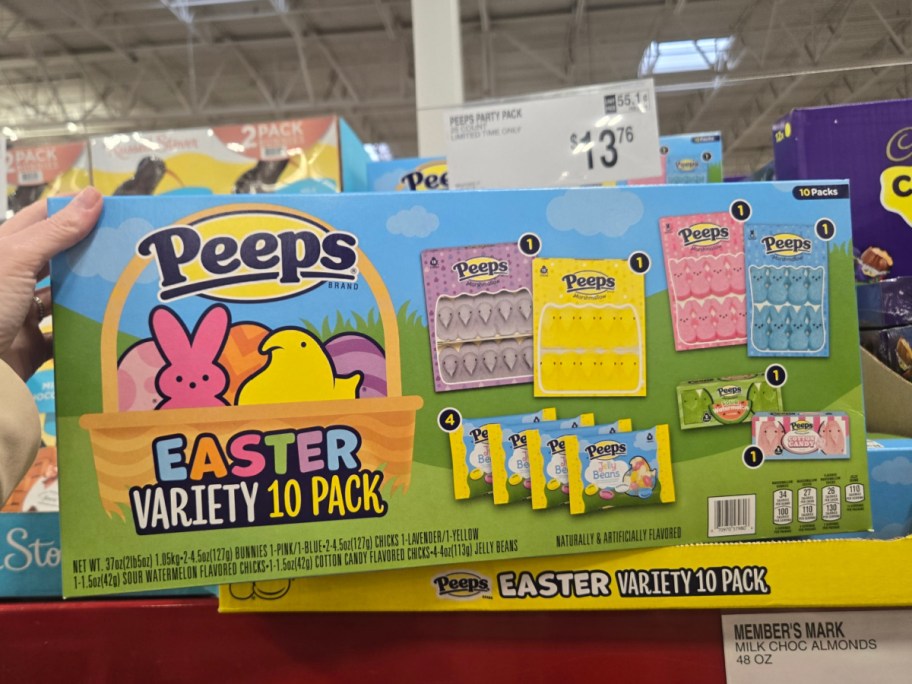 Peeps Easter variety 10 pack box