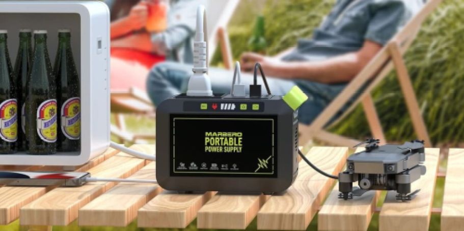 Portable Power Station Only $66 Shipped on Amazon (Reg. $110) – Great for Emergencies or Camping!