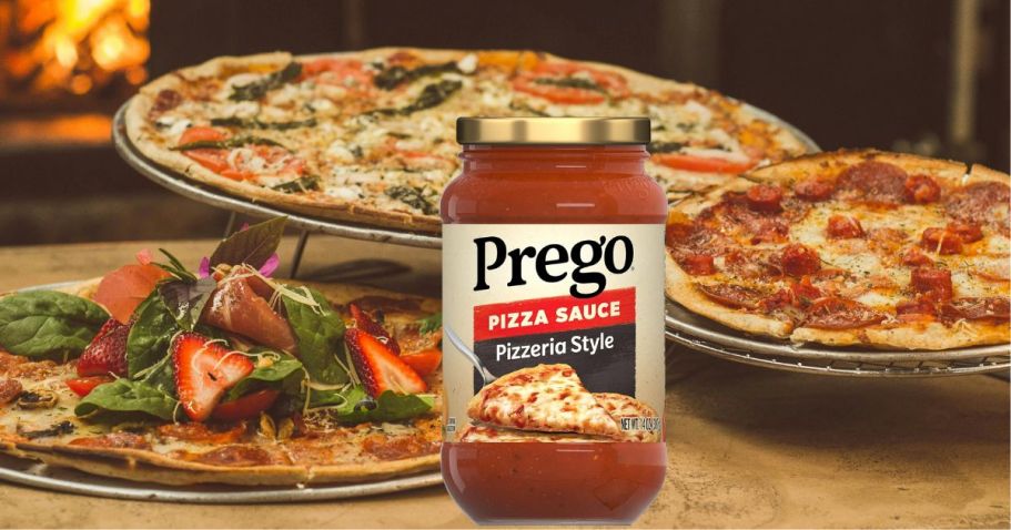 Prego Pizzeria Style Pizza Sauce 14oz Jar Only $1.74 Shipped on Amazon