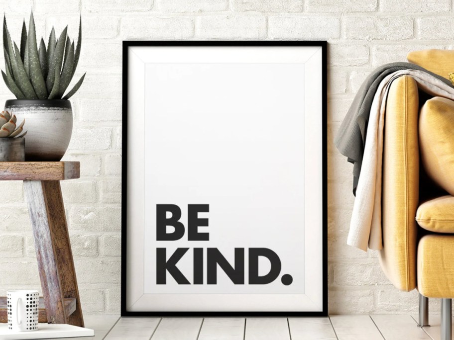 be kind bold printable art