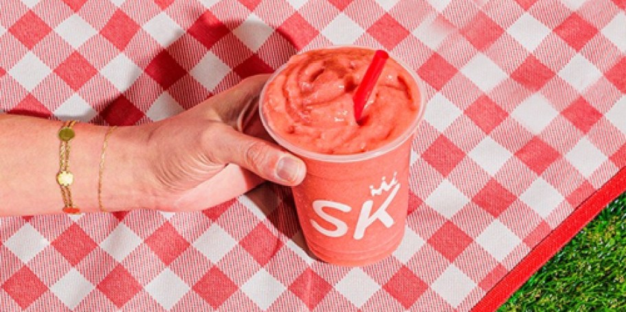 FREE Smoothie King Raspberry Lemonade Smoothie – Today Only!