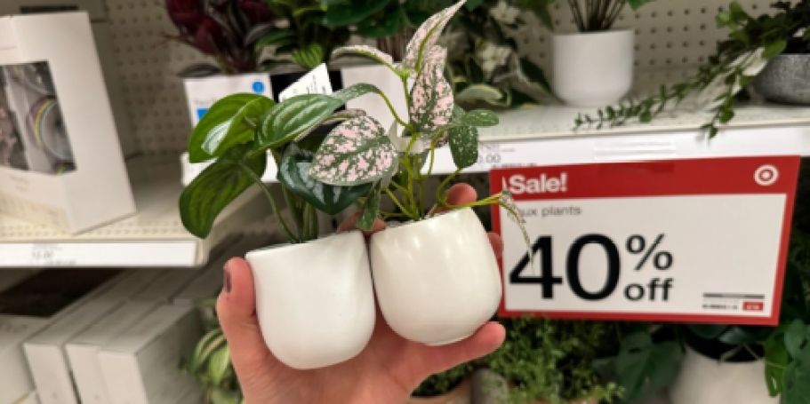 Score $3 Artificial Plants at Target (Great for Moms Without a Green Thumb!)