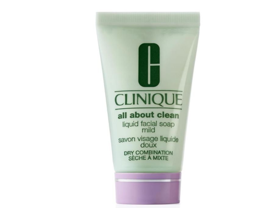 Clinique All About Clean Liquid Facial Cleanser Soap 1oz stock image