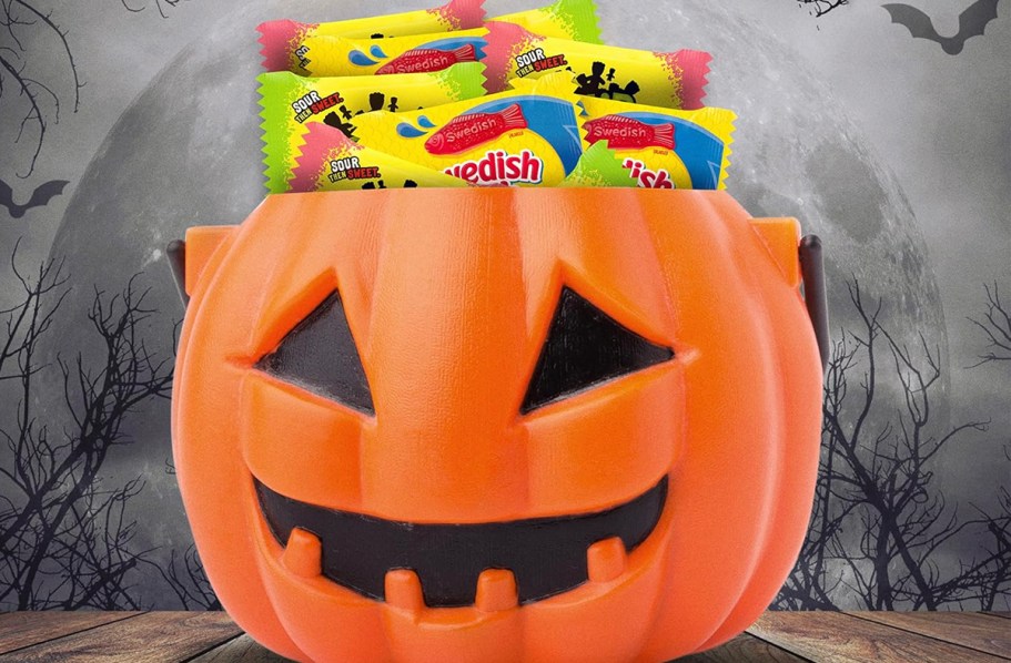 Swedish Fish & Sour Patch Kids Halloween Candy 100-Count Bag Only $10.99 on Amazon