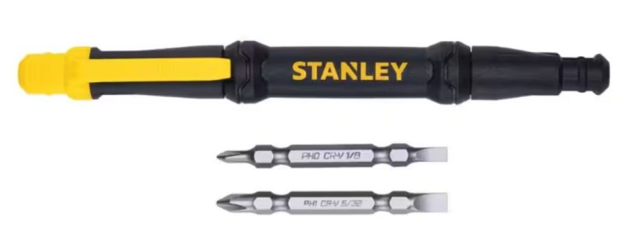 Stanley 4-Way Pen Screw Driver stock image