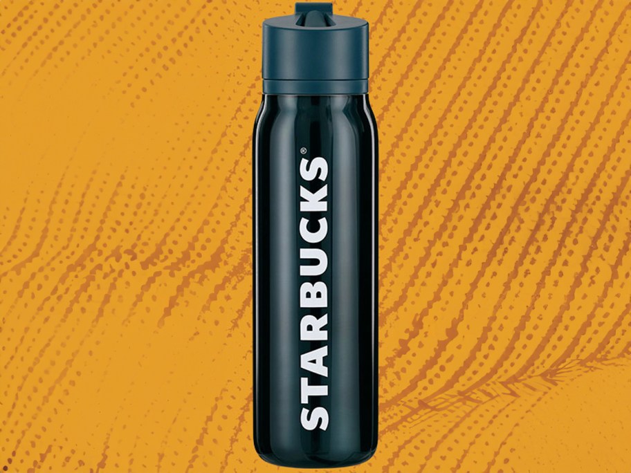 starbucks dark blue water bottle 