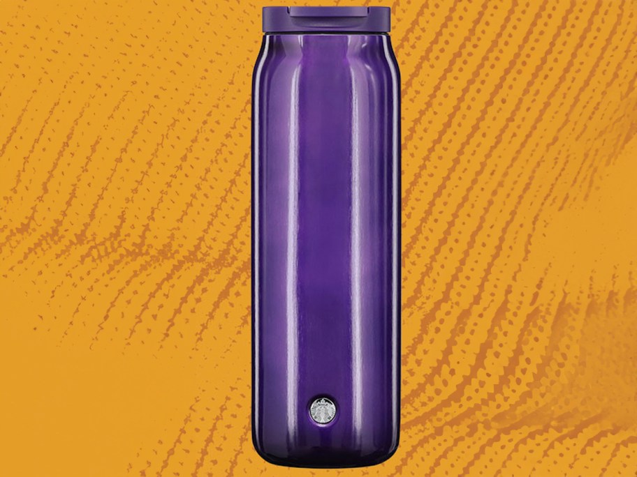 purple water bottle tumbler