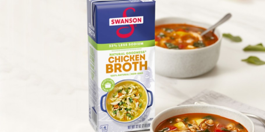 Swanson Chicken Broth 32oz Cartons Only $1.49 Shipped on Amazon