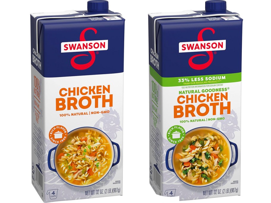 swanson chicken broth cartons 
