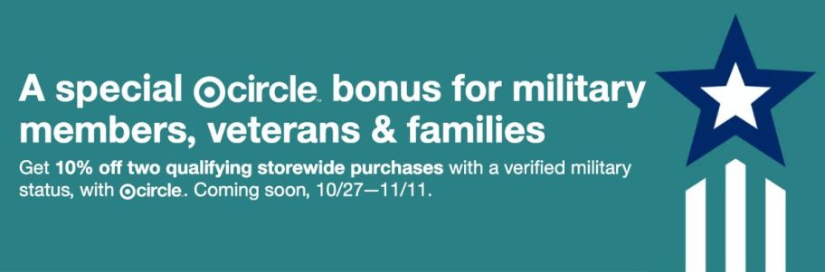 target circle military offer graphic