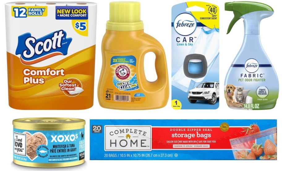 walgreens digital deal household items on white background