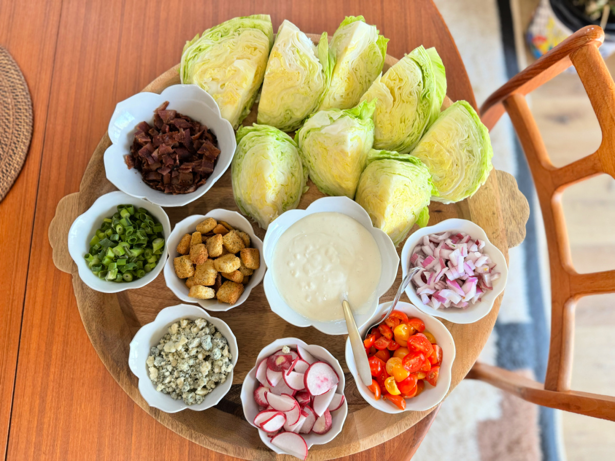 Make a Wedge Salad Board for a Crowd!