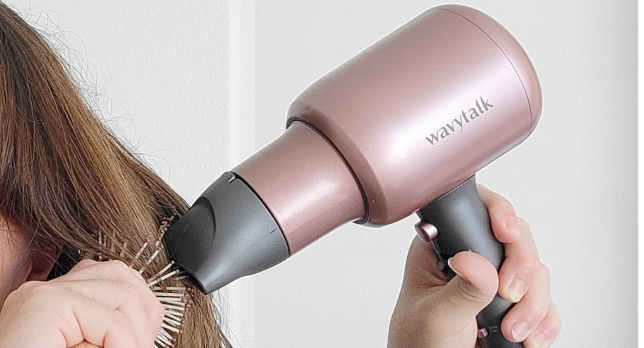 Negative Ion Hair Dryer Just $21.84 Shipped on Amazon | Includes Smoothing & Diffuser Attachments