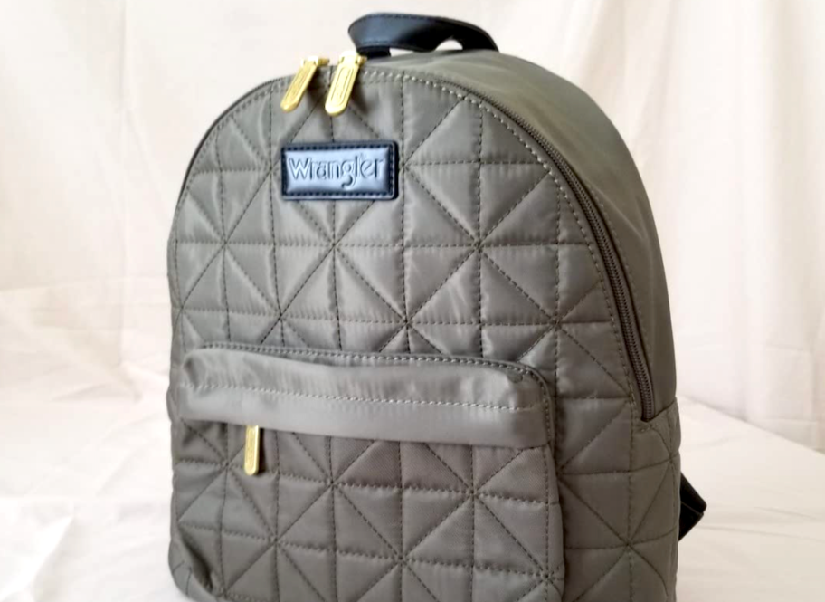 Wrangler quilted backpack 