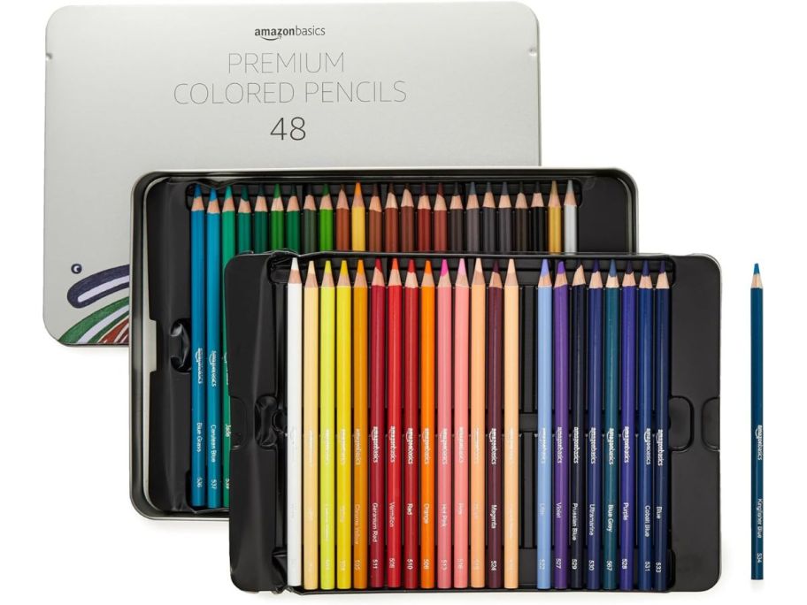 Amazon Basics Colored Pencils 48-pack