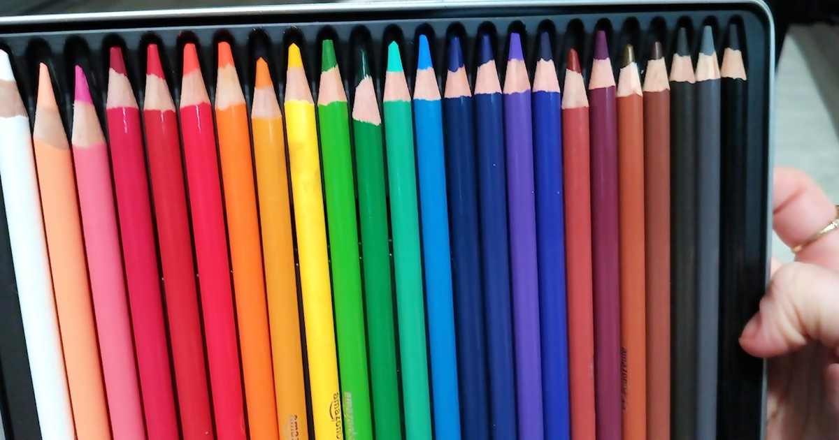 Amazon Basics Premium Colored Pencils 24-Pack w/ Storage Tin $4.74 Shipped (Reg. $12)