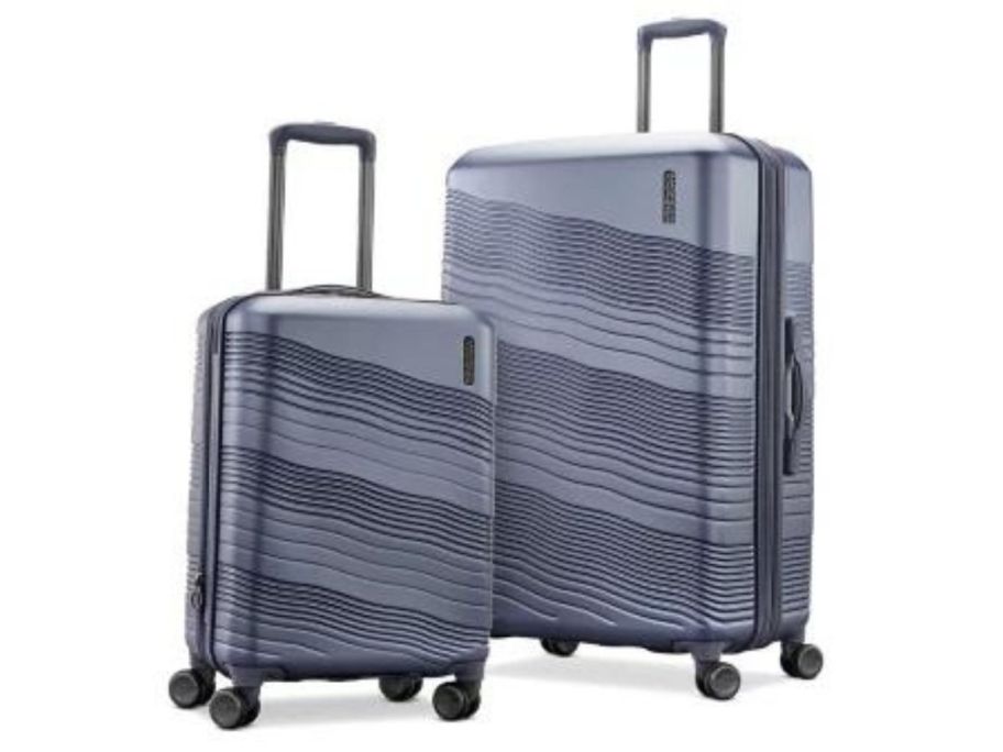 American Tourister ColorLite II 2-Piece Hard Side Luggage Set stock image