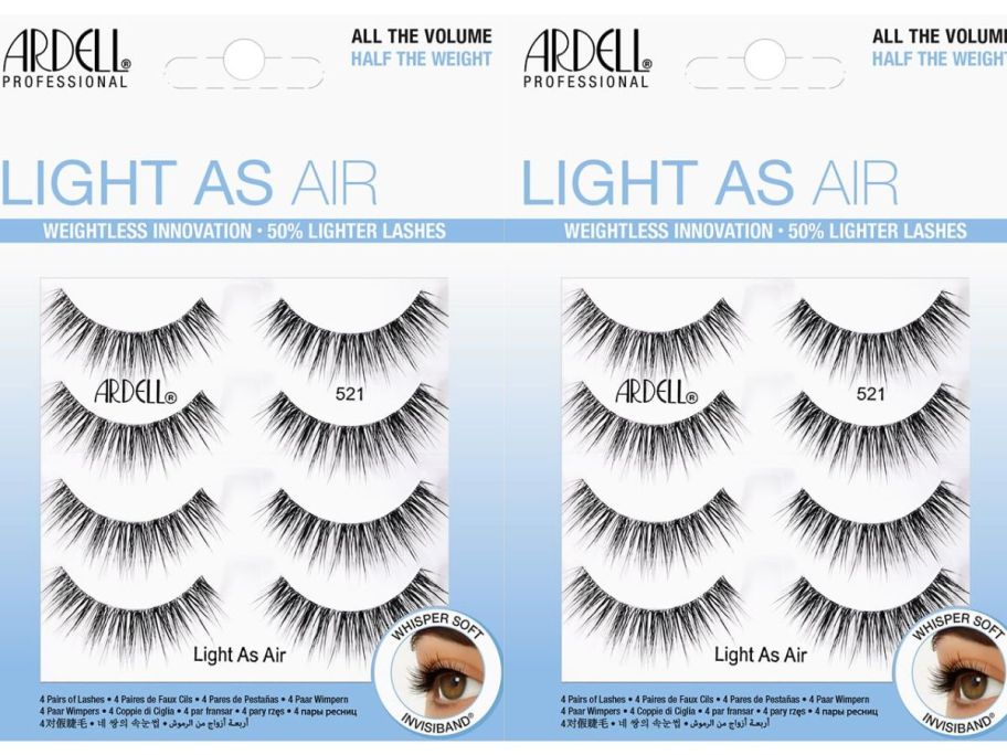 2 Packs of Ardell Light As Air Lashes