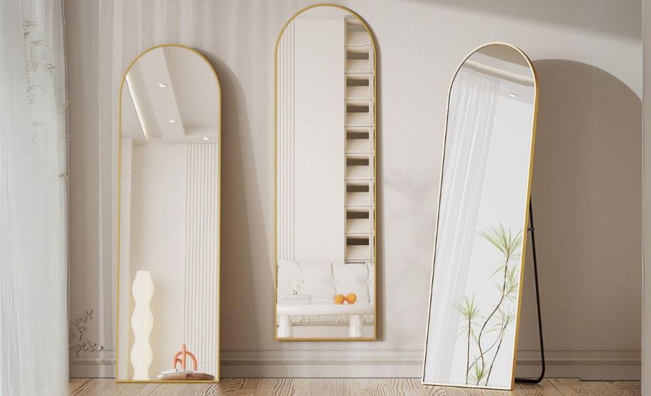 Arched Full-Length Floor Mirror Only $39.99 Shipped on Walmart.com (Reg. $139)