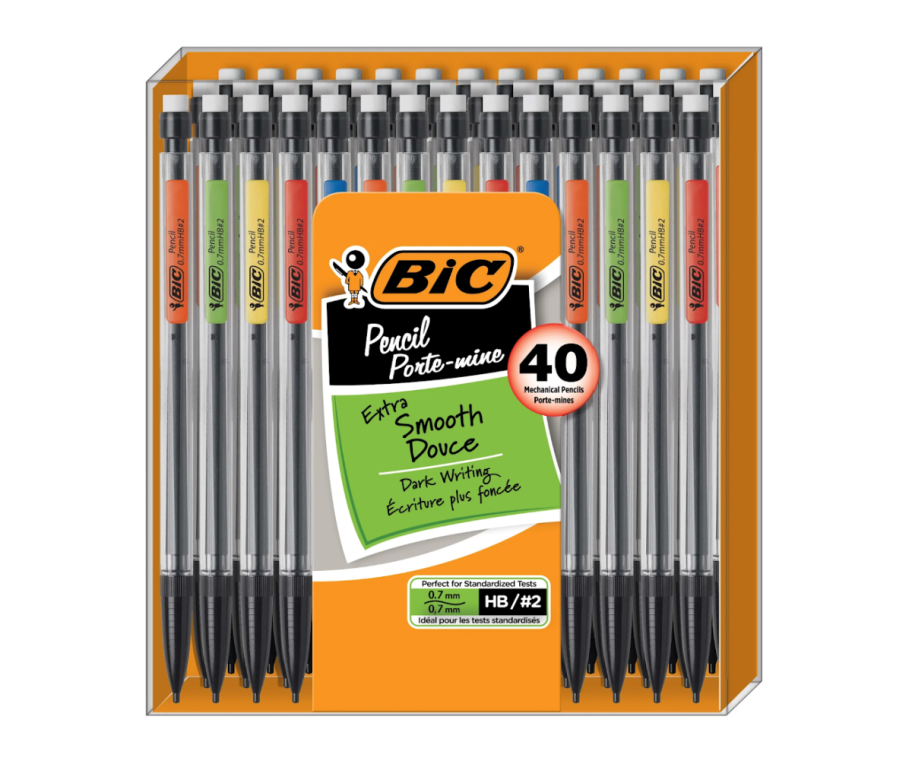 A package of BIC Mechanical Pencils which are on sale at Walmart