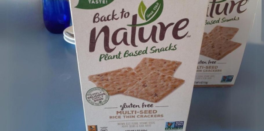 Back to Nature Multi-Seed Rice Crackers Box Only $1.71 Shipped on Amazon