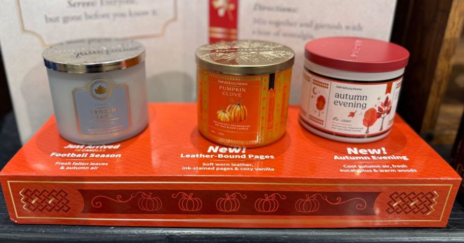 Bath & Body Works Candle display