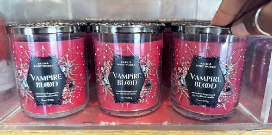 Bath & Body Works Single-Wick Candles Just $5.95 (Includes Fall & Halloween Scents)