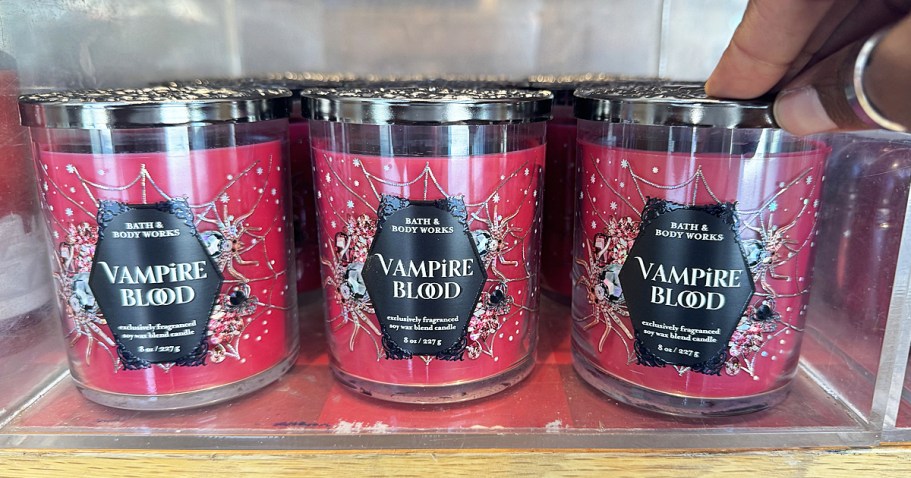 Bath & Body Works Single-Wick Candles Just $5.95 (Includes Fall & Halloween Scents)