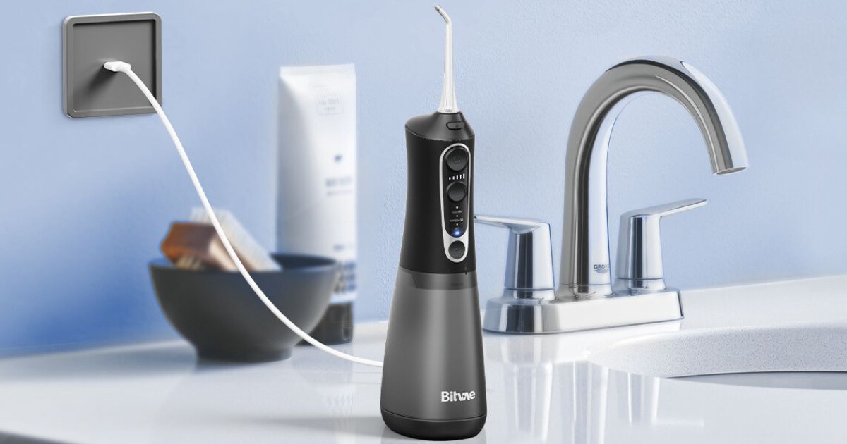 Bitvae Water Flosser Just $14.99 on Amazon | Lasts Up to 40 Days On a Single Charge