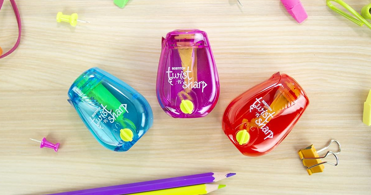 Bostitch Pencil Sharpener Only 62¢ Shipped on Amazon (Subscribe & Save