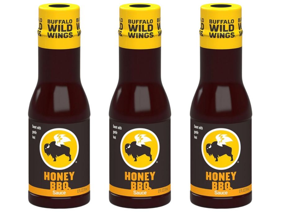 3 Buffalo Wild Wings Honey BBQ Sauce Bottles