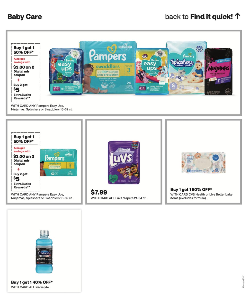 page from CVS ad