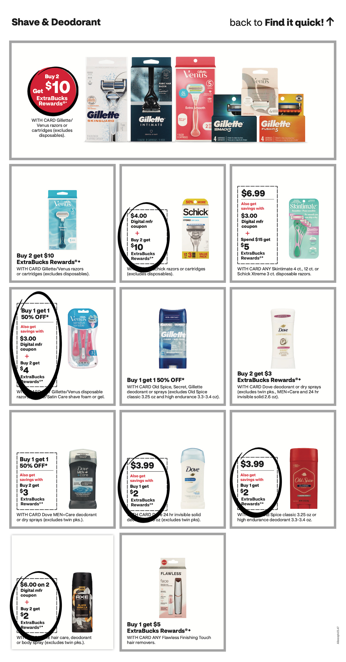 page from CVS ad