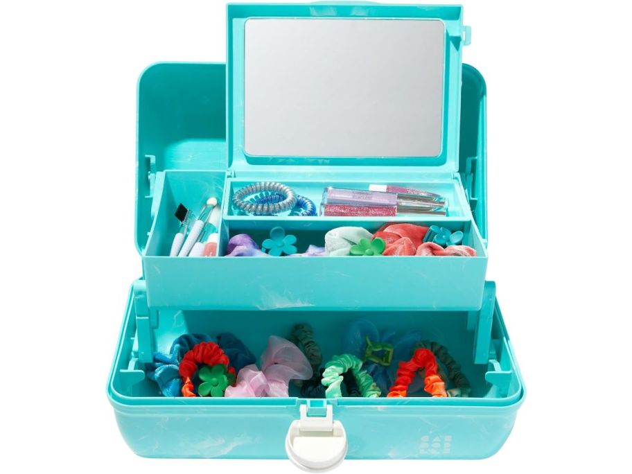 Caboodles Makeup Case Sea-foam Marble