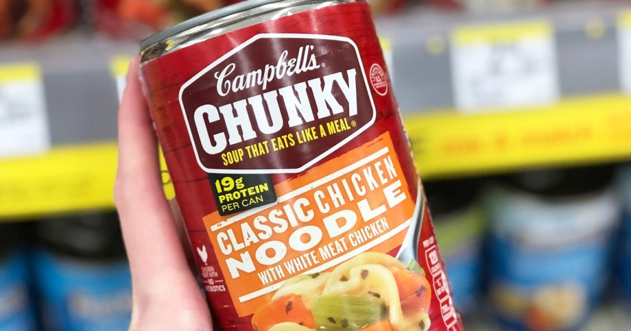 Campbell’s Chunky Chicken Noodle Soup 8-Pack Only $9.73 Shipped on Amazon