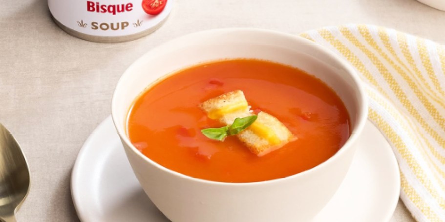 Campbell’s Tomato Bisque Soup 12-Pack Only $8.55 Shipped on Amazon (Just 71¢ Each)