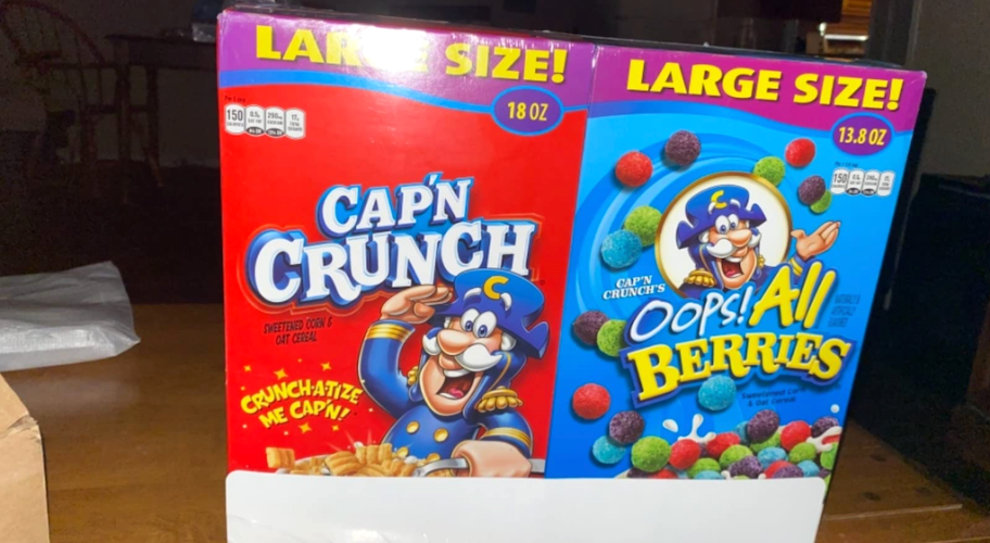 Cap N Crunch cereal 