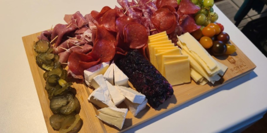 Bamboo Cheese or Charcuterie Board Only $12.97 Shipped for Amazon Prime Members (Reg. $24)