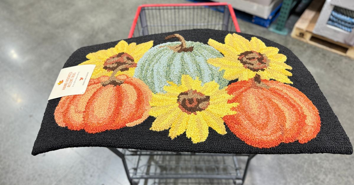 Costco Fall and Halloween HandHooked Accent Rugs Only 14.99 Hip2Save